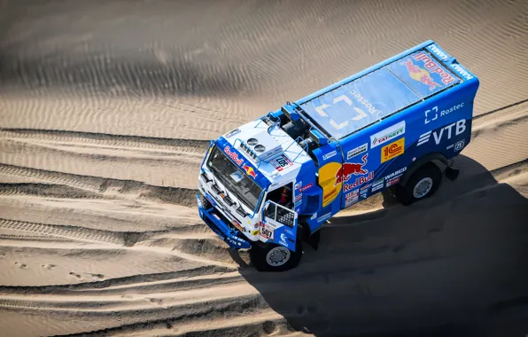 Sand, Truck, Race, Master, Top, Russia, Kamaz, Rally