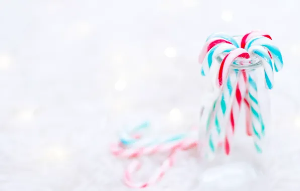 New Year, Lollipop, New Year, sweet, candy, lollipop, canes
