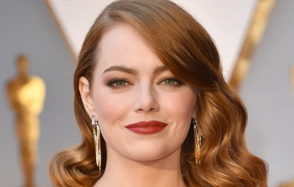 Look, portrait, makeup, actress, hair, Emma Stone, Emma Stone