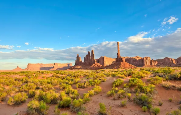 Landscape, mountains, nature