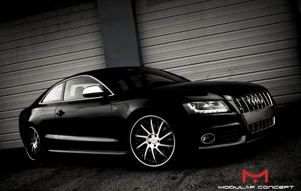Audi, Audi, black, modular concept