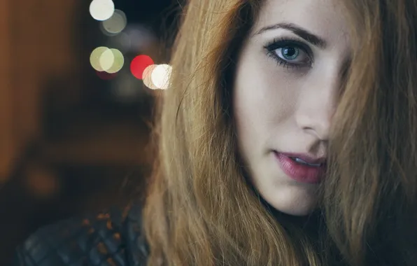 Eyes, look, girl, face, background, hair, lips