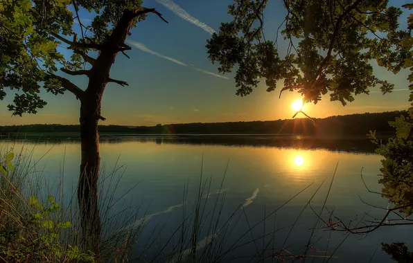 Nature, river, photo, Germany, Hesse
