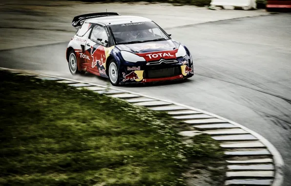 Machine, Logo, Citroen, Track, Red Bull, DS3, Rally, Total