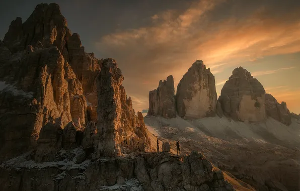 Mountains, stones, rocks, The Dolomites