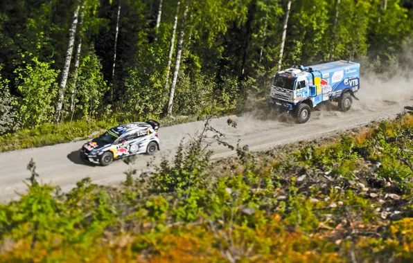 Picture Sport, Race, Master, Rally, KAMAZ, Polo, VolksWagen