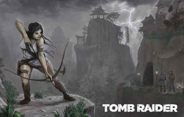 Picture art, the concept, Tomb Raider, Lara Croft