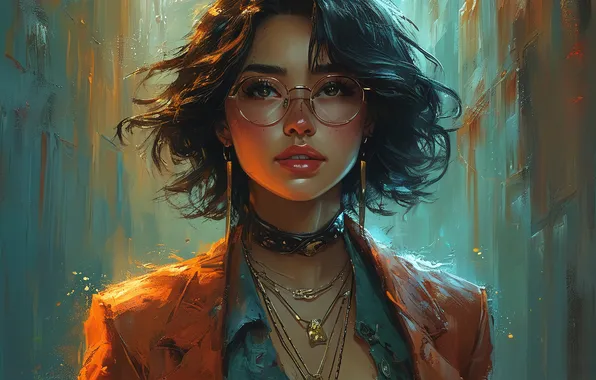 Girl, picture, surrealism