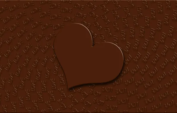 Picture love, background, holiday, Wallpaper, heart, Chocolate