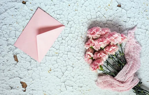 Cracked, paint, the envelope, clove