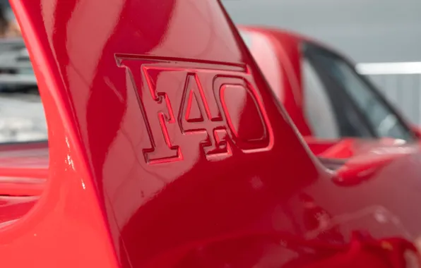 Red, F40, Spoiler