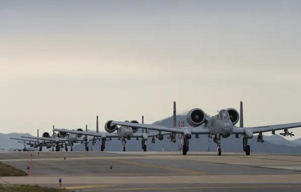 Attack, UNITED STATES AIR FORCE, Fairchild Republic A-10 Thunderbolt II, American single twin-engine