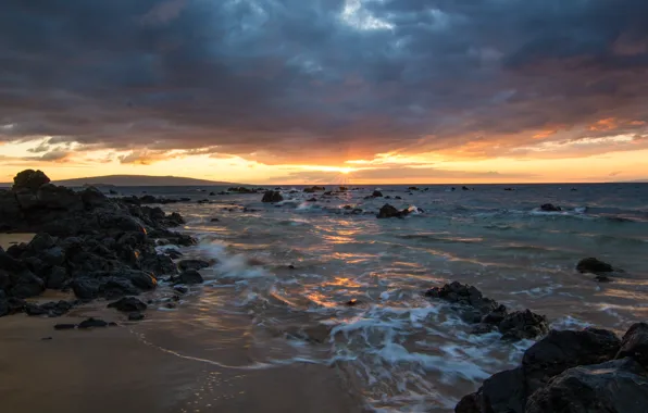 The sky, sunset, nature, Hawaii, sky, Hawaii, nature, sunset