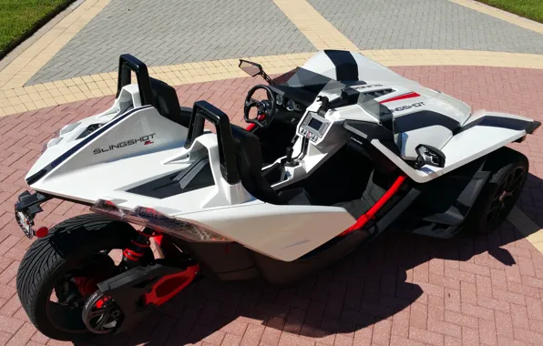 Beautiful, comfort, hi-tech, Polaris, Slingshot, technology, sporty, tricycle