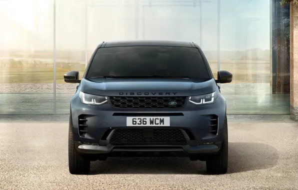 Picture car, Land Rover, front view, Land Rover Discovery Sport HSE