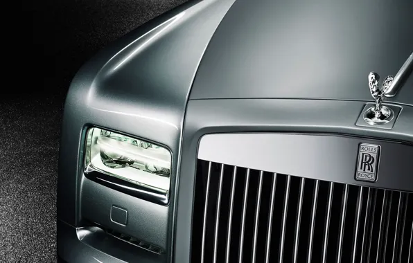 Headlight, Rolls-Royce, grille, emblem