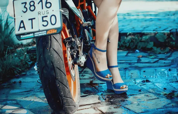 Picture background, feet, wheel
