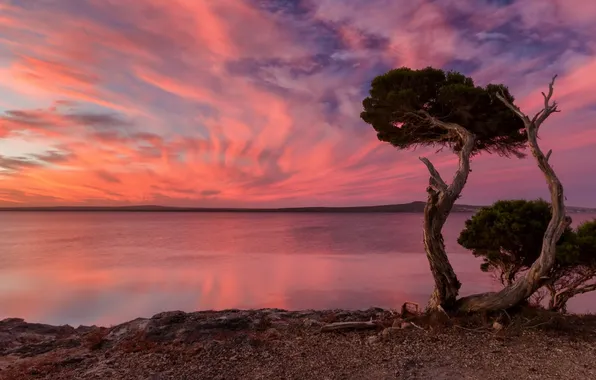 Picture landscape, sunset, Port Lincoln National Park