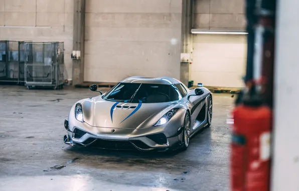 Download wallpaper Koenigsegg, front view, headlights, Regera
