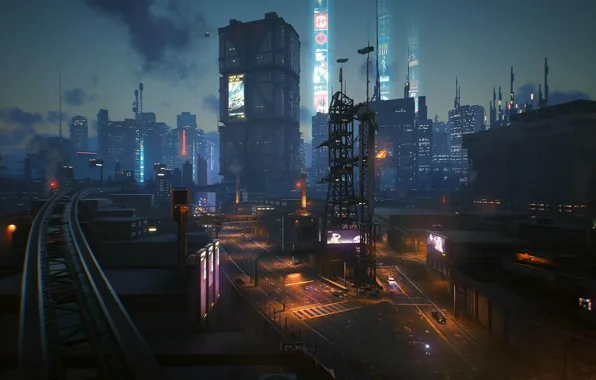 Rpg, video game, night city, CD Projekt RED, Cyberpunk 2077