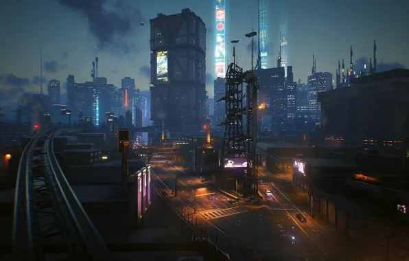 A landscape Video of Night City (For animated Wallpapers) : r/cyberpunkgame