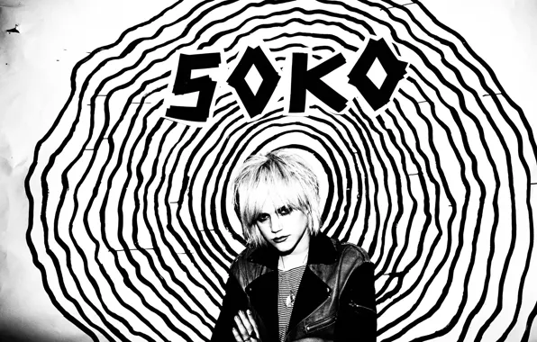 Photoshoot, French singer, for the music album, My Dreams Dictate My Reality, Soko-2, SoKo-2