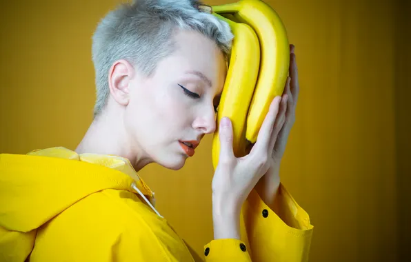 Yellow, banana, Elena Litovskaya