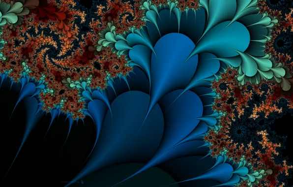 Green, blue, fractal