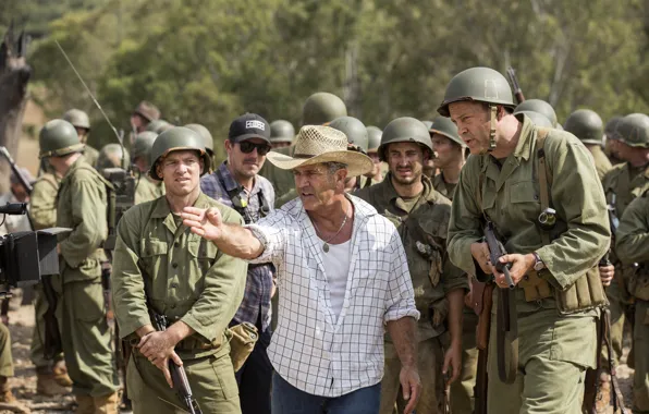 Weapons, jeans, hat, soldiers, form, actors, shirt, gesture