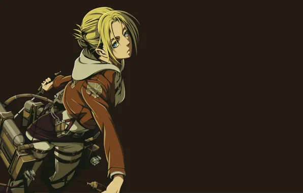Girl, soldiers, Shingeki No Kyojin, Attack of the titans, Annie