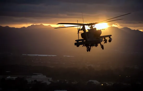 Picture helicopter, Apache, AH-64