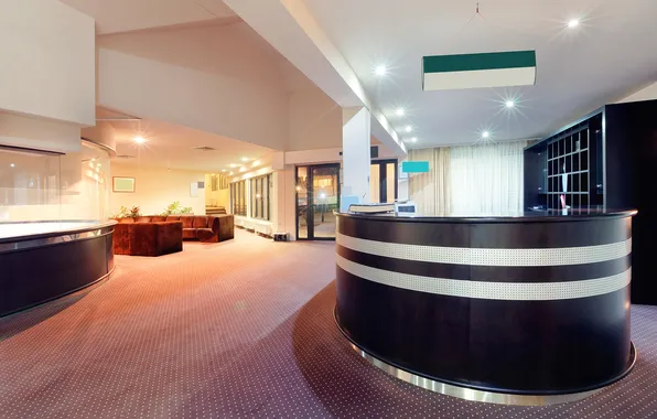 Interior, Hotel, welcome, reception, The interiors of the hotel