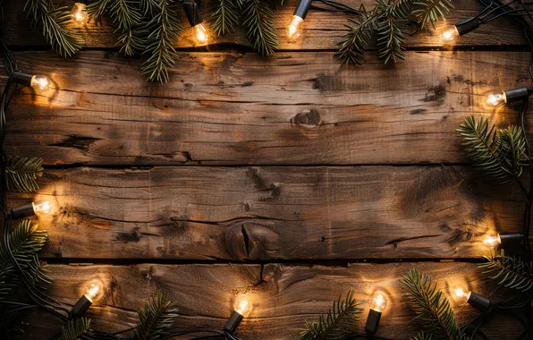 Light, branches, lights, lights, wire, Board, glow, texture