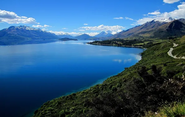 Picture nature, water, lake