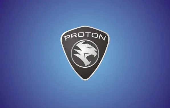 Blue, logo, logo, blue, fon, proton, proton