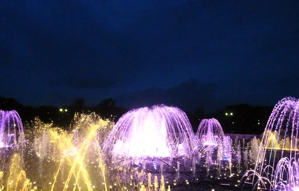 Picture the city, Moscow, fountain