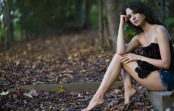 Picture girl, background, Madi