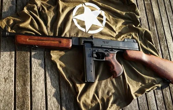 Picture background, USA, The gun, Thompson