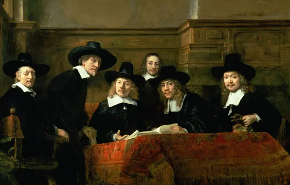 Picture oil, picture, canvas, Rembrandt Harmenszoon van Rijn, Rembrandt van Rijn, 1662, The foreman of the …