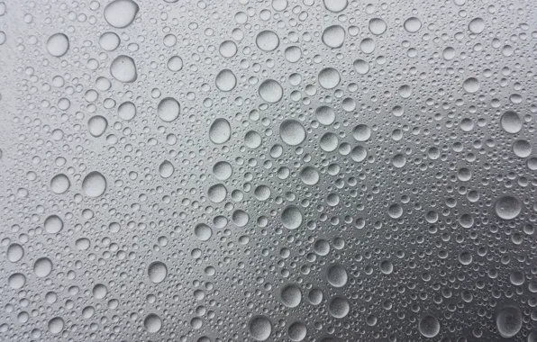 Picture glass, water, drops