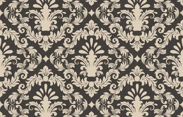Texture, ornament, background, pattern, Vector, seamless, damask, сlassica