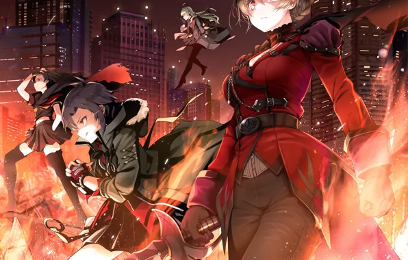Girls, Art, idolmaster, kikuchi makoto, idolmaster million live!, shimabara elena, sakuramori kaori, kitazawa shiho