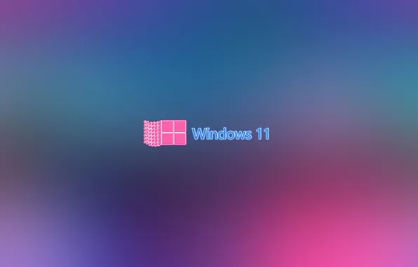 Microsoft, Microsoft Windows, background, neon, Windows, blurred, Microsoft, simple background