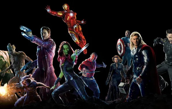 X-men, marvel, superheroes, the Avengers, guardians of the galaxy