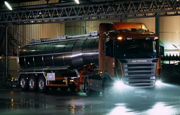 Plant, lights, R420, Scania, Highline, tank