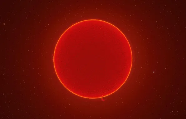 Picture space, stars, sun