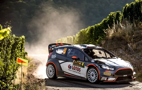 Ford, Dust, Turn, Germany, WRC, Rally, Rally, Fiesta