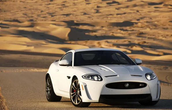 Picture Jaguar, white, Coupe, XKR-S