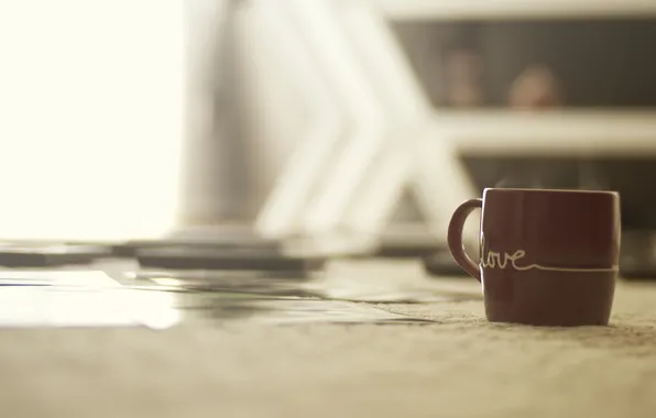Love, Coffee, Mug