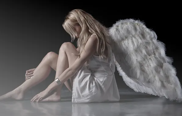 Girl, wings, angel